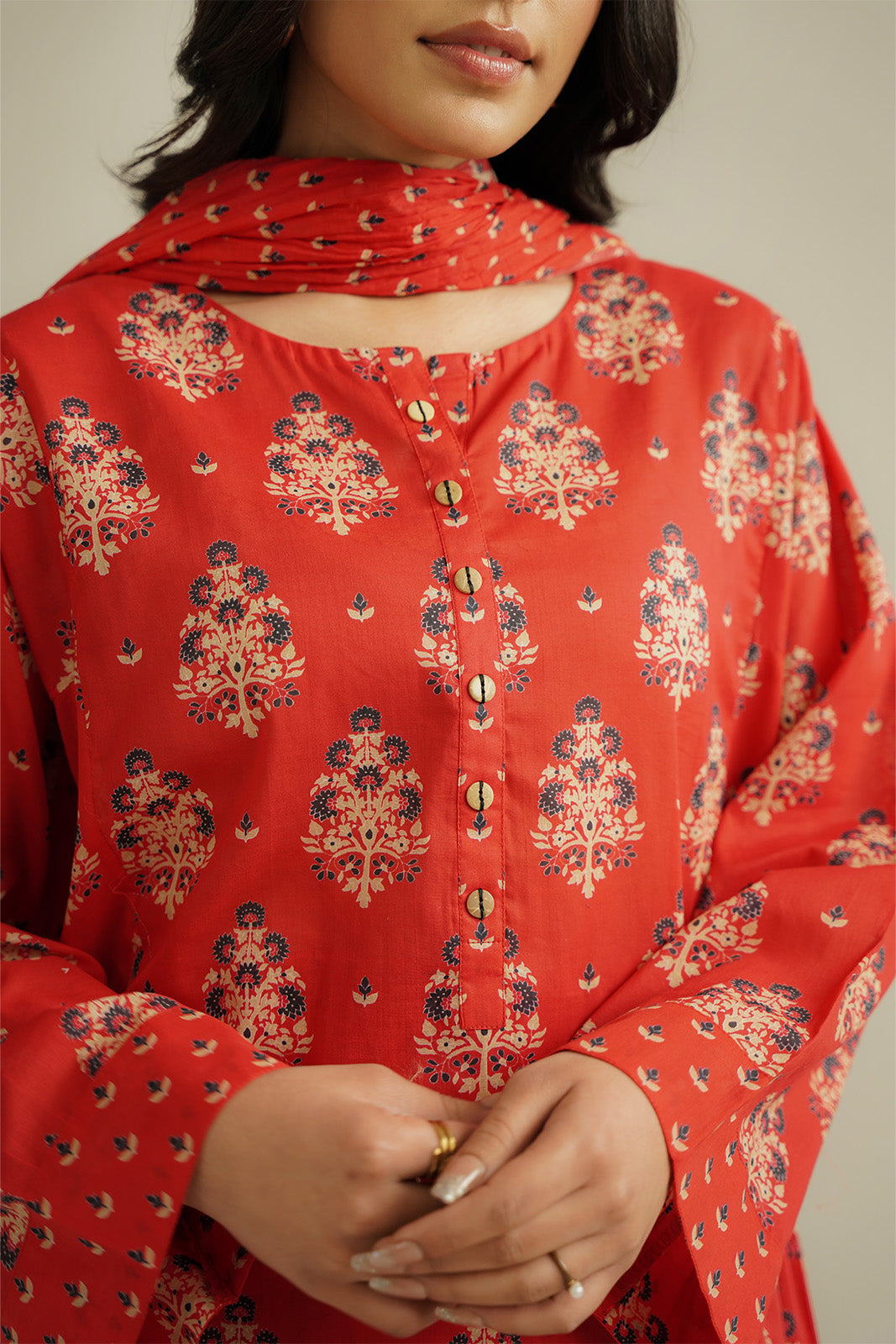 3 Piece Printed Lawn Printed Suit (CP0378)