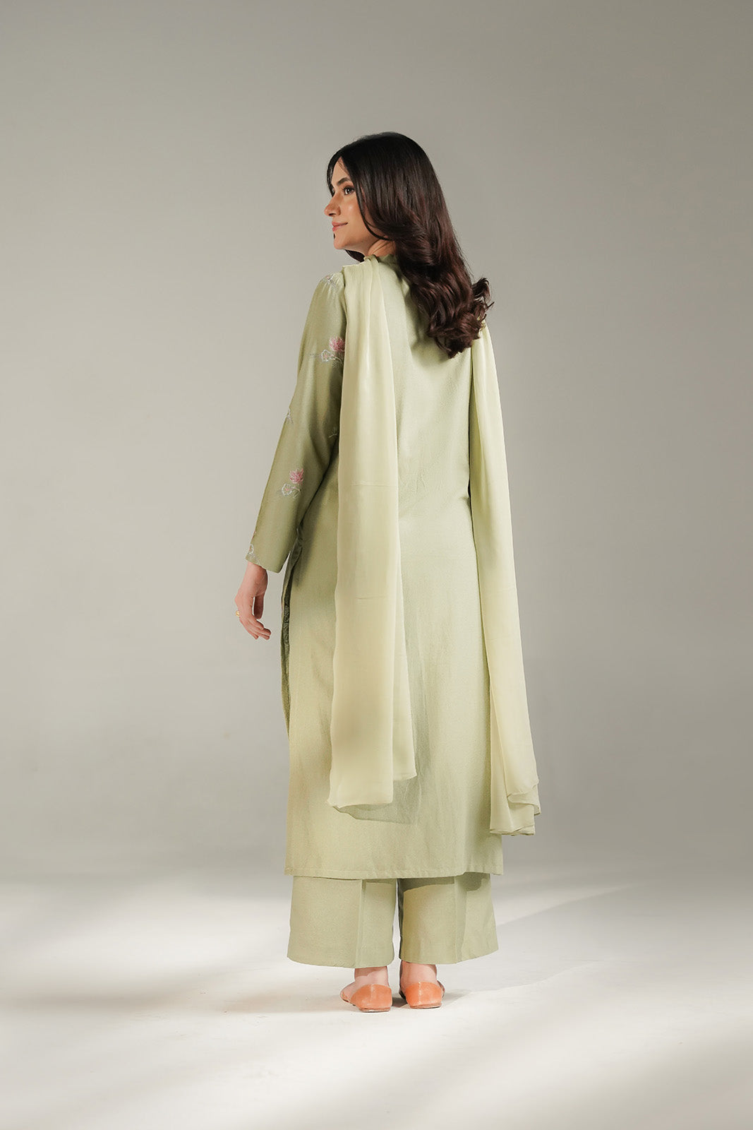 3 Piece Lawn Karandi Embroidered Suit (CS0687)