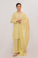 LIME GLADE-3 PIECE JACQUARD SUIT
