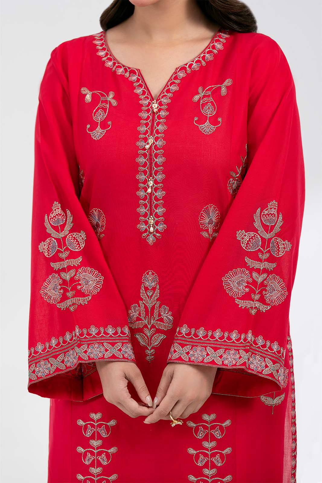 2 Piece Lawn Embroidered Suit (CS0602)