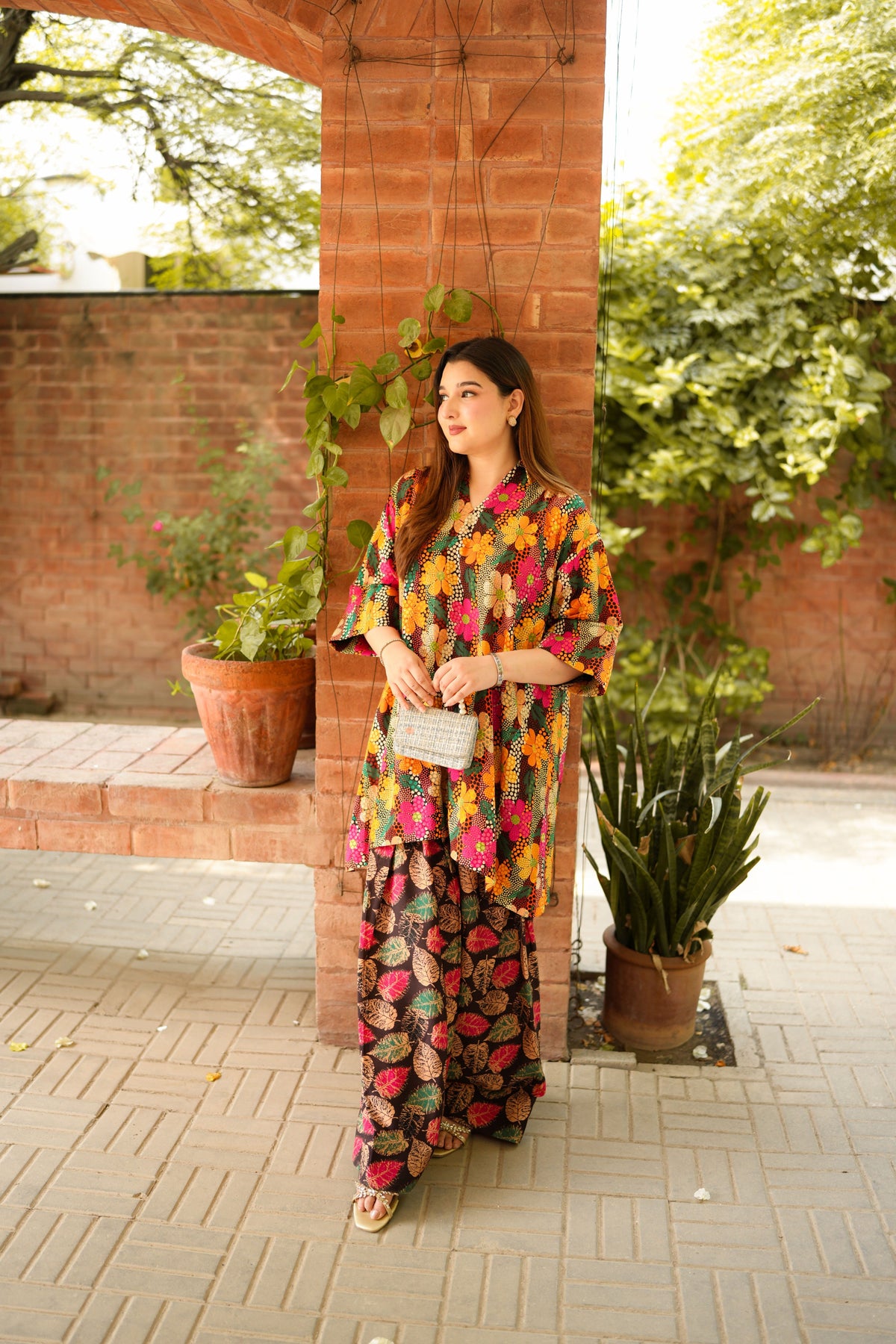 Aneelas Print Only Viscose 2pc [VC-26-21-B] [Dispatch Time 2 Months]