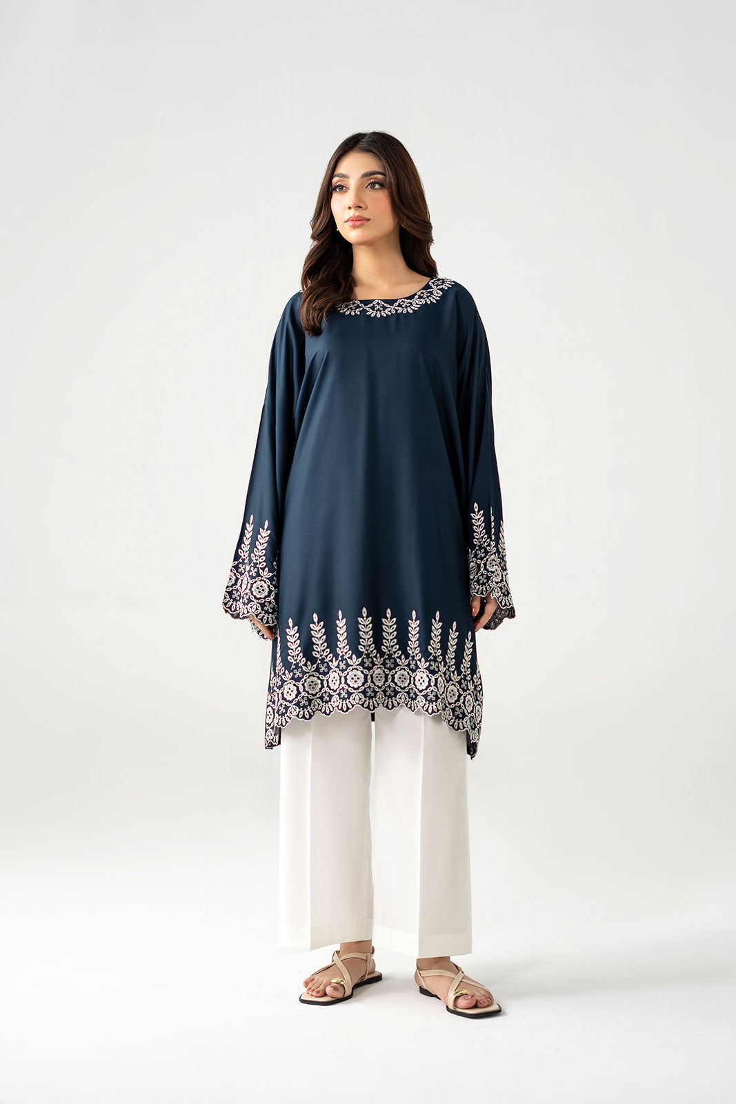 1 Piece Arabic Lawn Embroidered Top (CF0221)