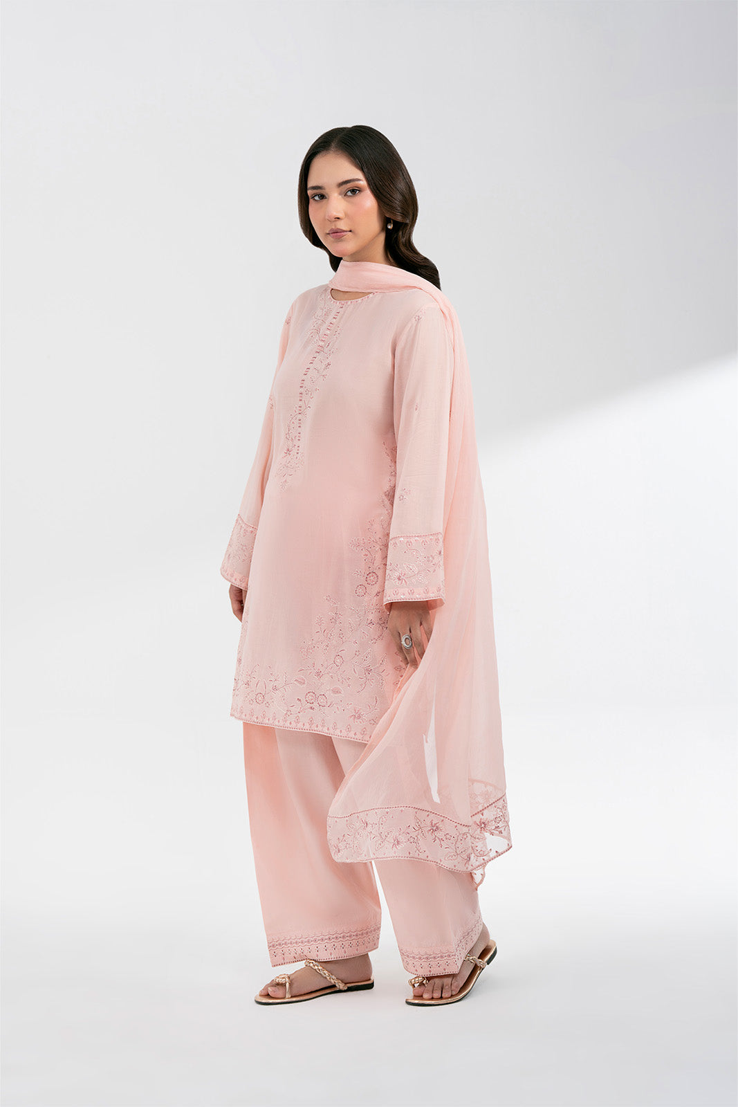 3 Piece Lawn Embroidered Suit (CS0560)