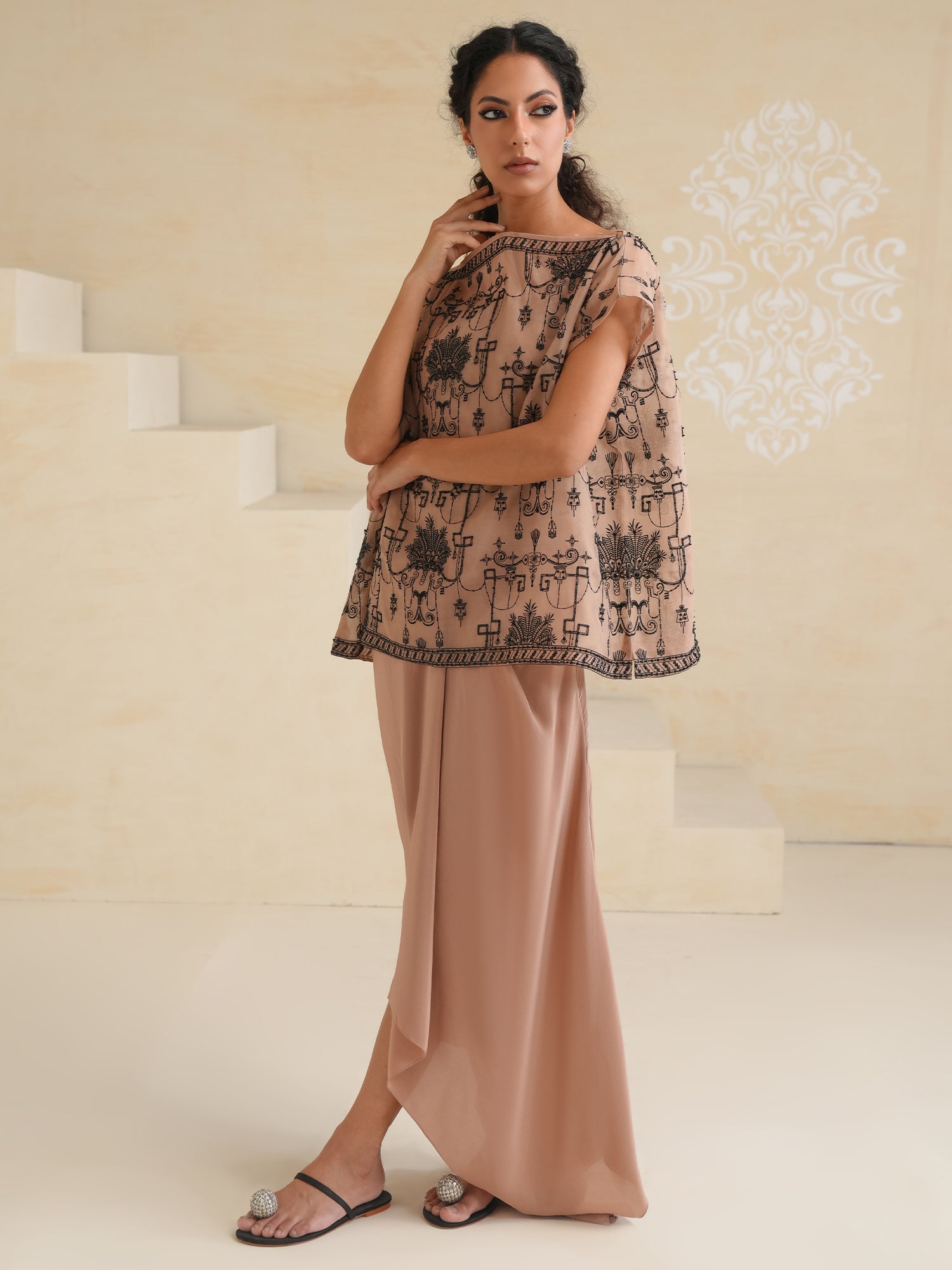 OFF SHOULDER & PINCHED SKIRToff-shoulder-pinched-skirt-1