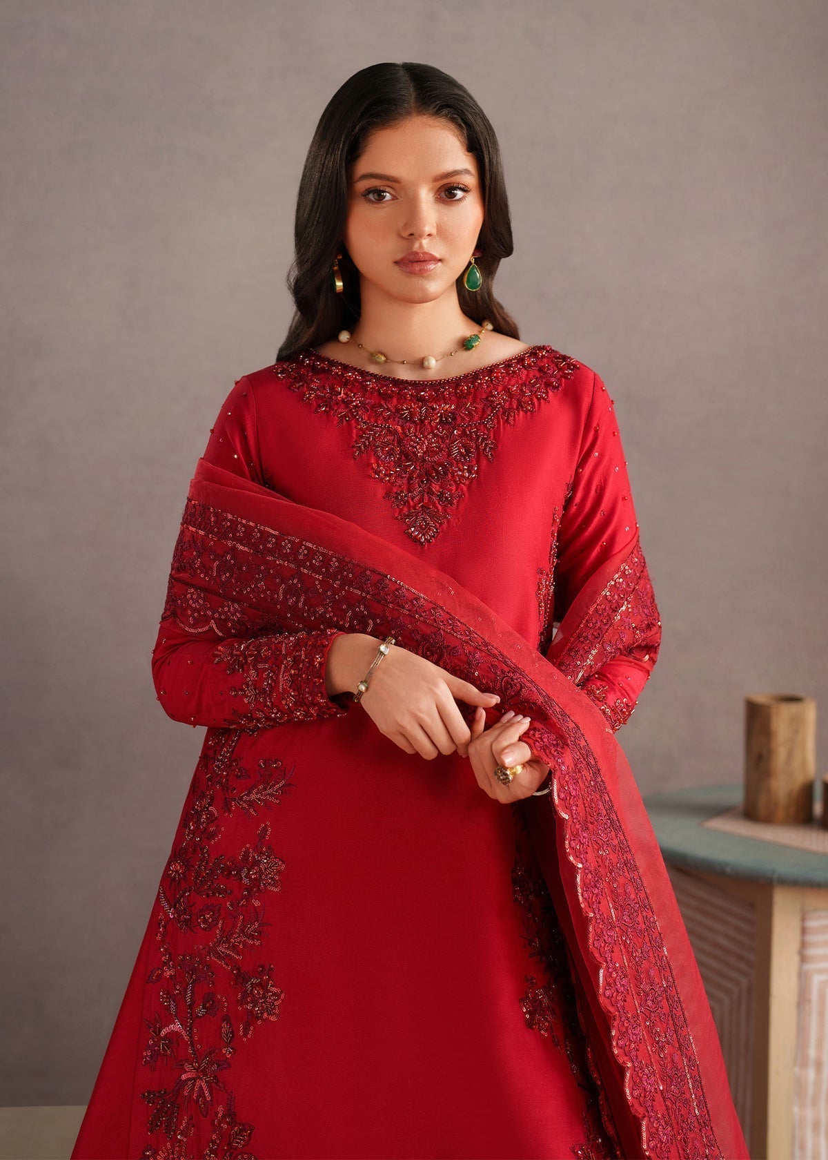 Aina Style — Mairaz Red Sharara