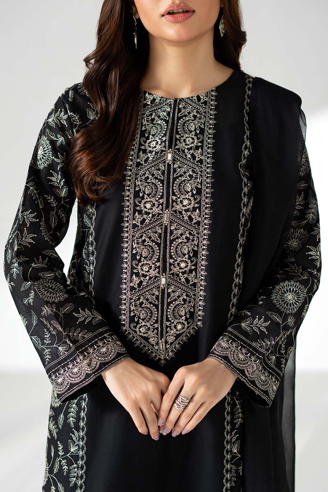 3 Piece Lawn Embroidered Suit (CS0639)