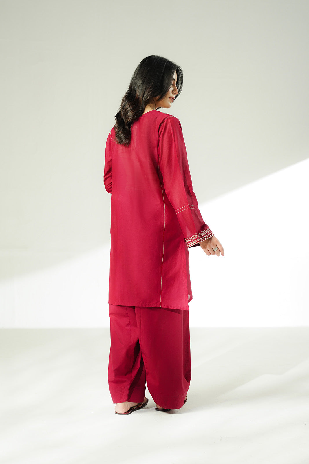 2 Piece Lawn Embroidered Suit (CS0637)