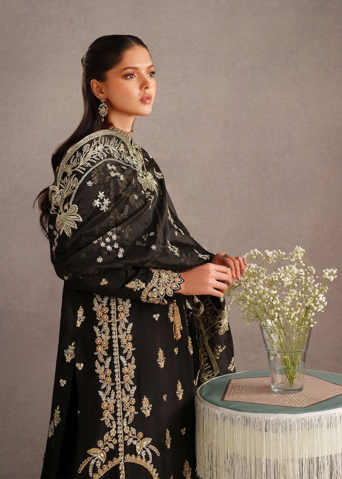 Leia Style — Mairaz Black Three-Piece Suit