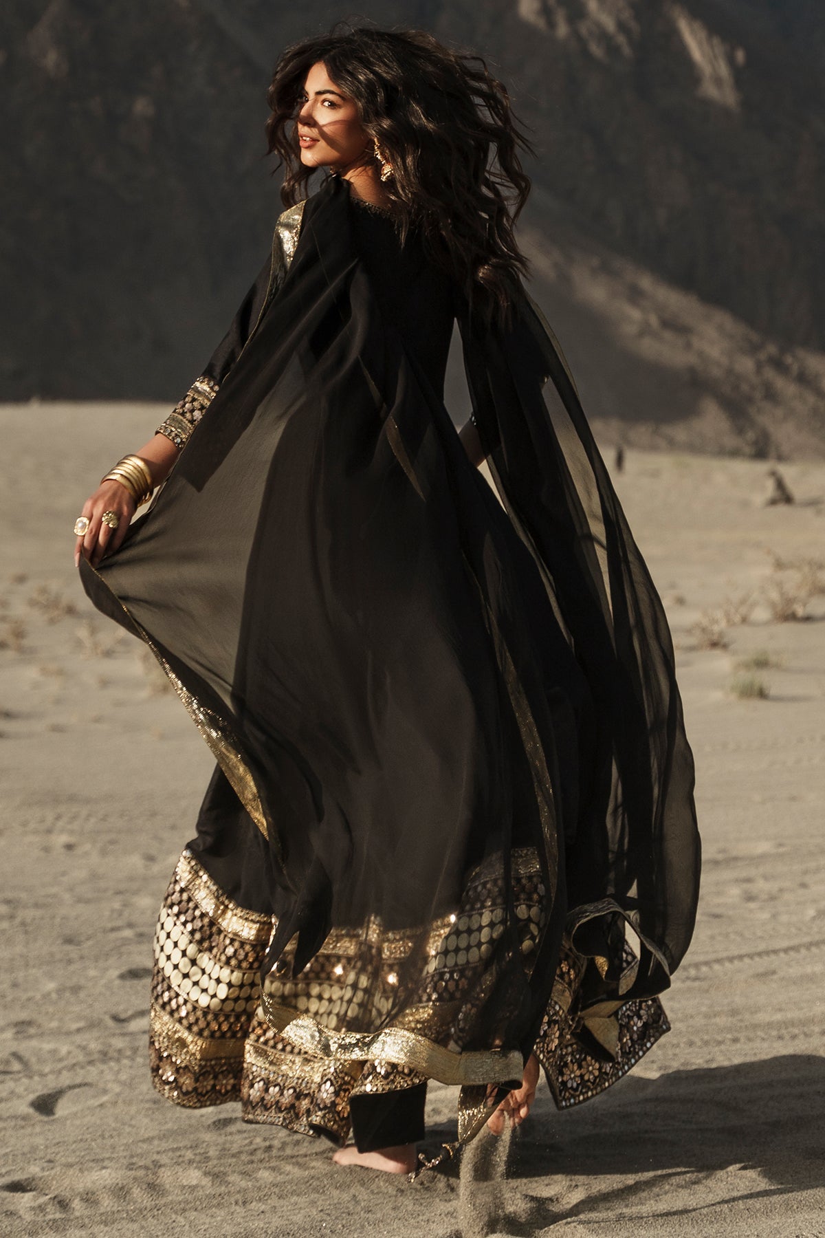 3 Pcs Stitched Raw Silk Pishwas CMA-6-467