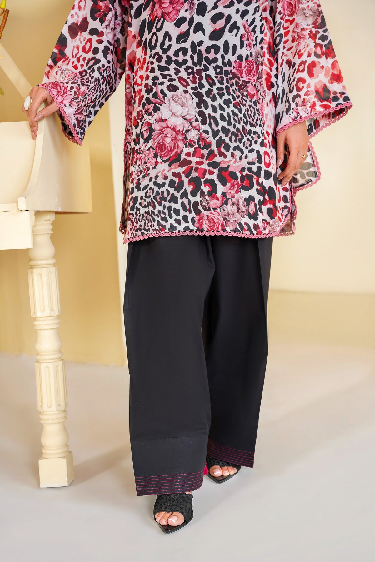 Aneelas Printed Lawn 3pc With Lawn Duppata [SPR-26-68-B] [Dispatch Time 2 Months]