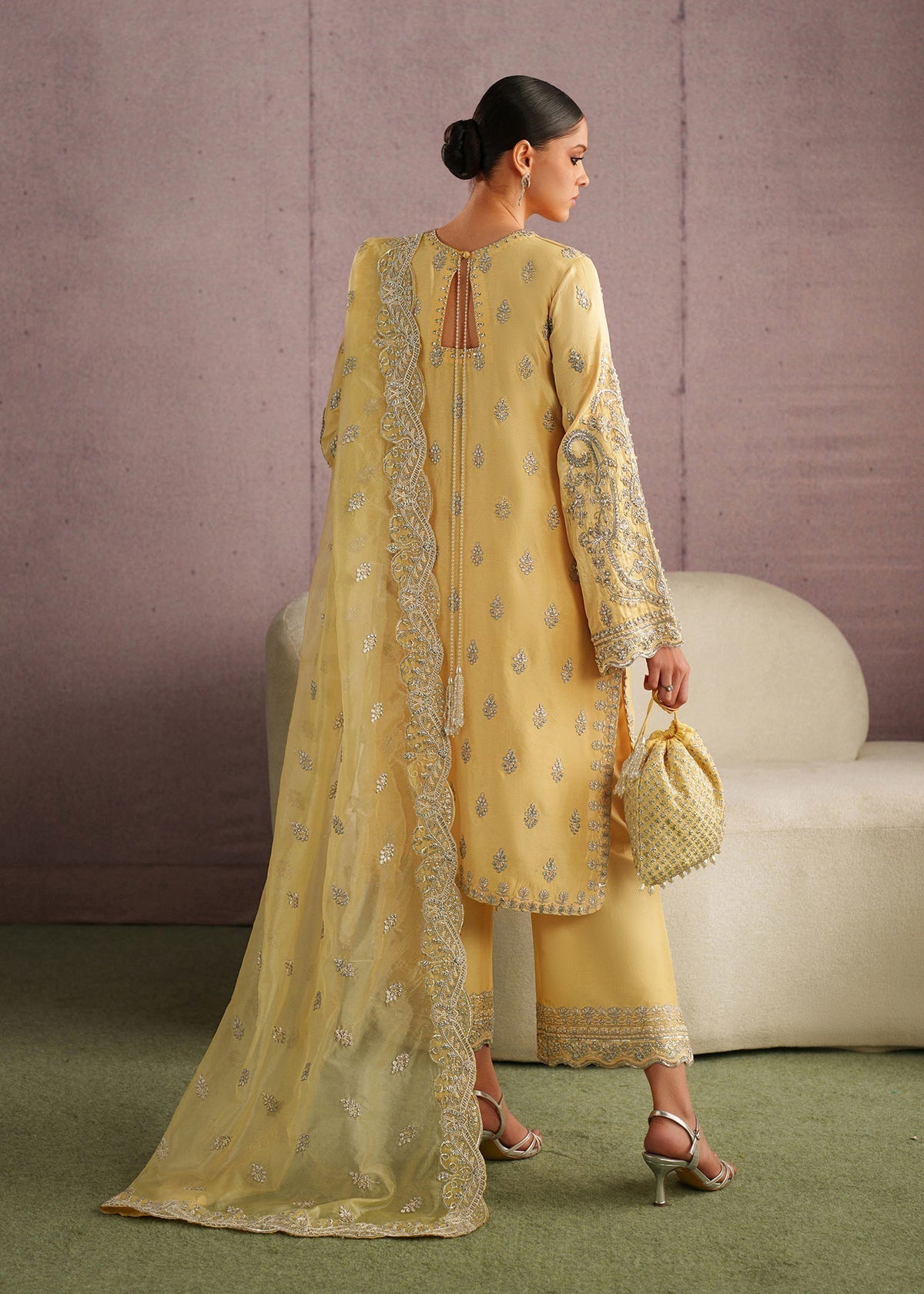 Leora Style — Mairaz Butter Yellow Three-Piece Suit