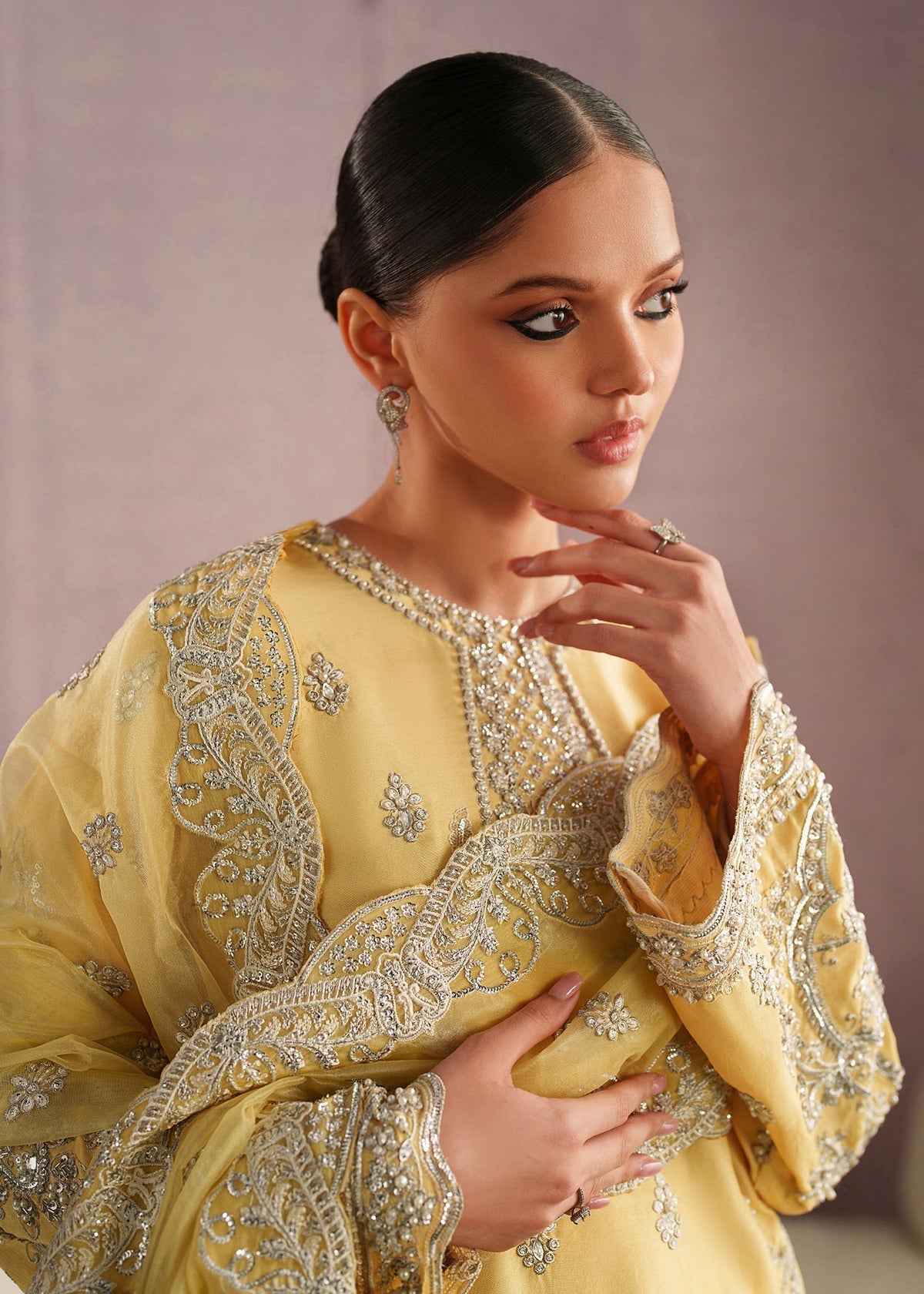 Leora Style — Mairaz Butter Yellow Three-Piece Suit
