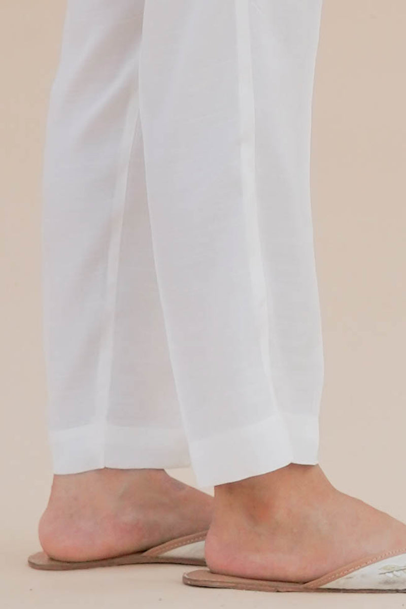 Plain Fitted Pants 1