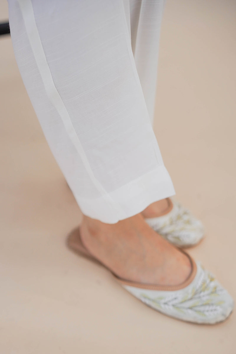 Plain Fitted Pants 1