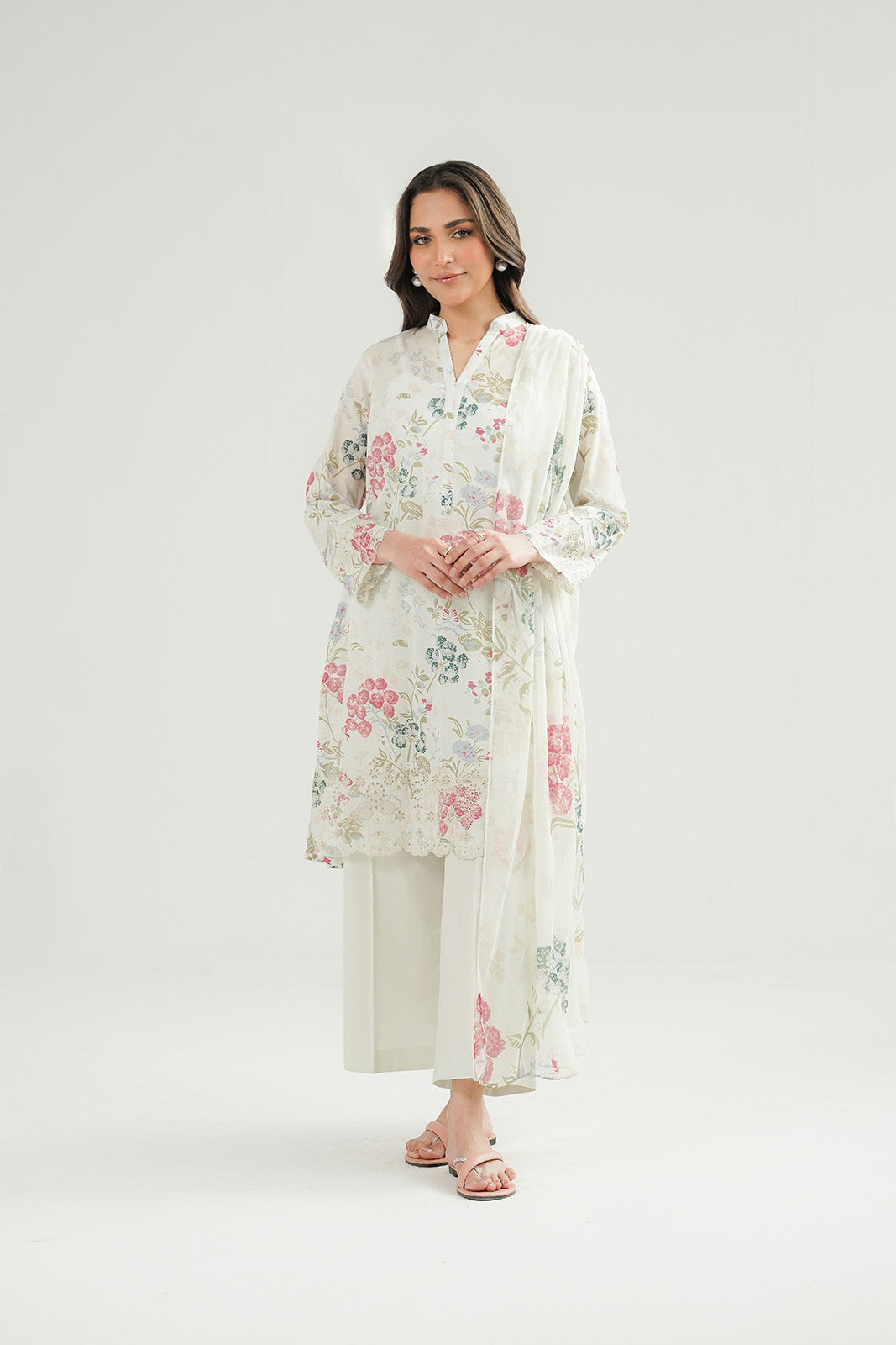 3 Piece Printed Lawn Printed Suit (CP0424)