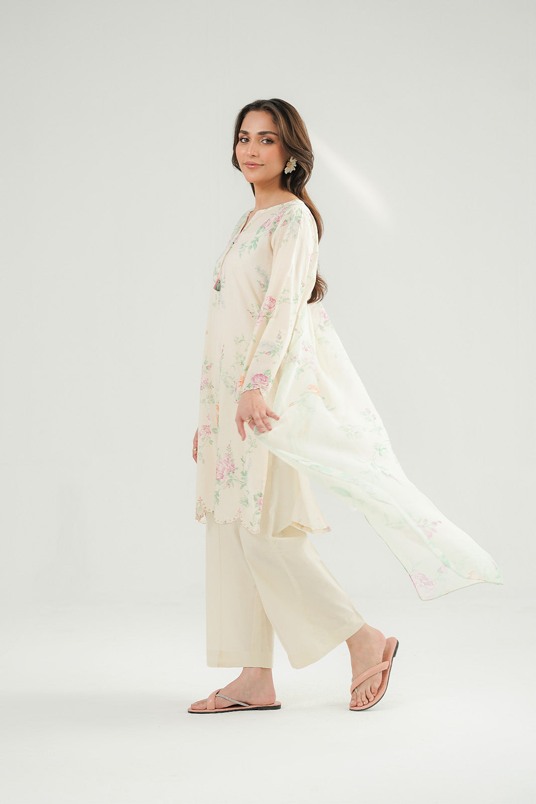 3 Piece Printed Lawn Printed Suit (CP0412)