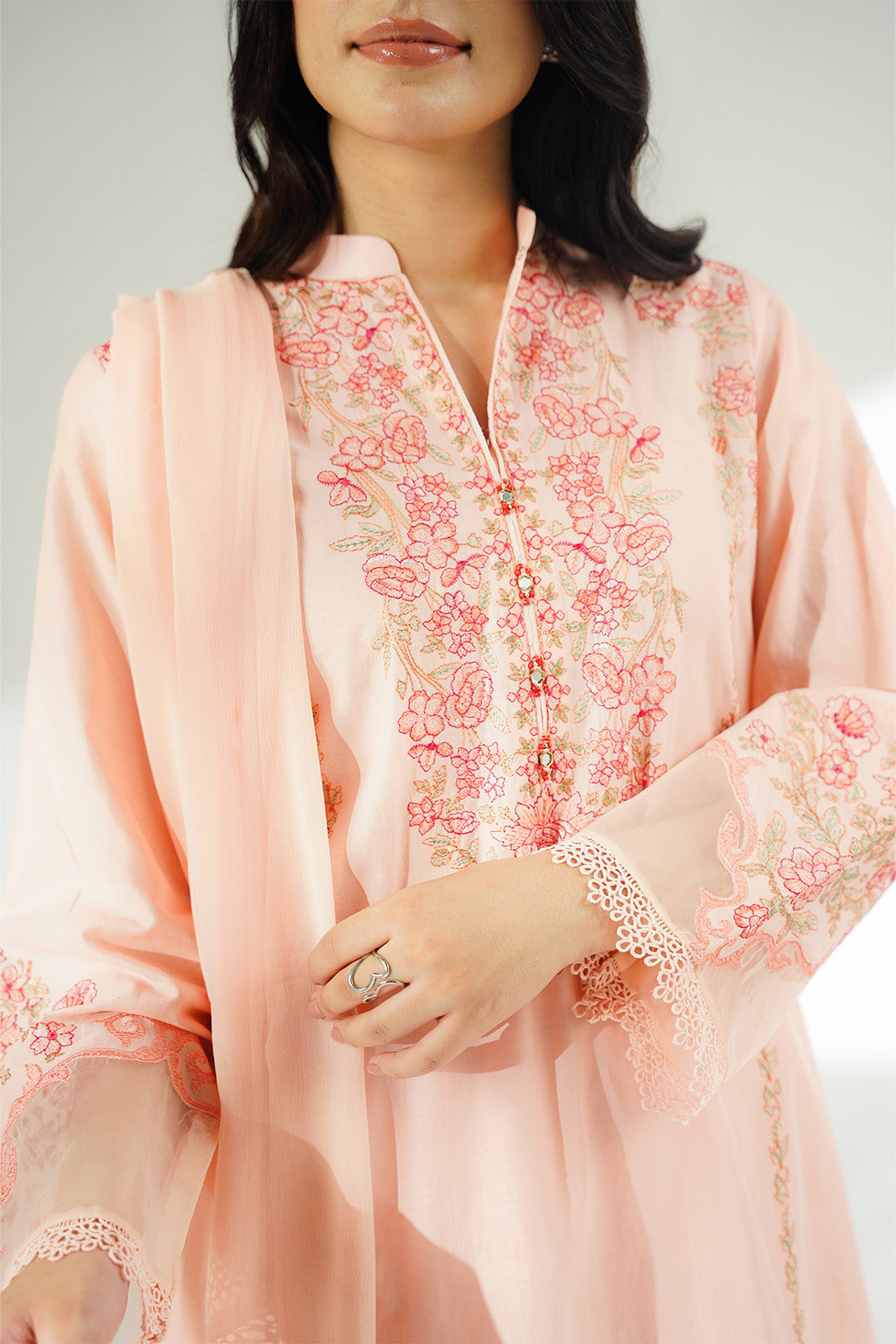 3 Piece Lawn Embroidered Suit (CS0630)