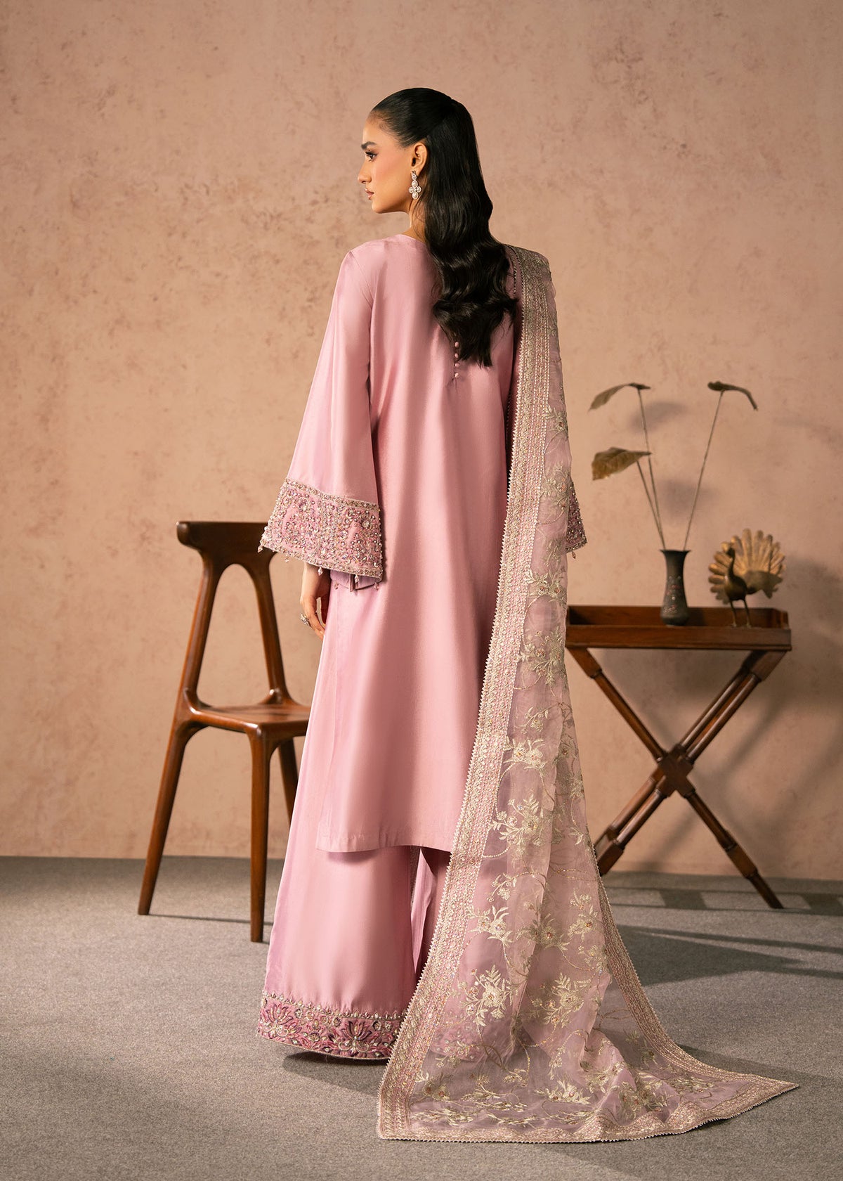 Elaris Style — Mairaz Blush Pink Three-Piece Suit