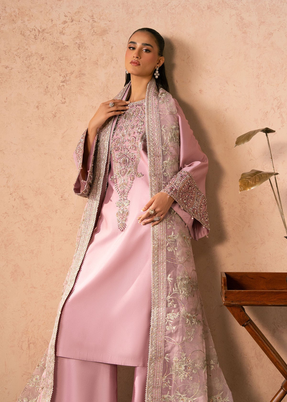 Elaris Style — Mairaz Blush Pink Three-Piece Suit