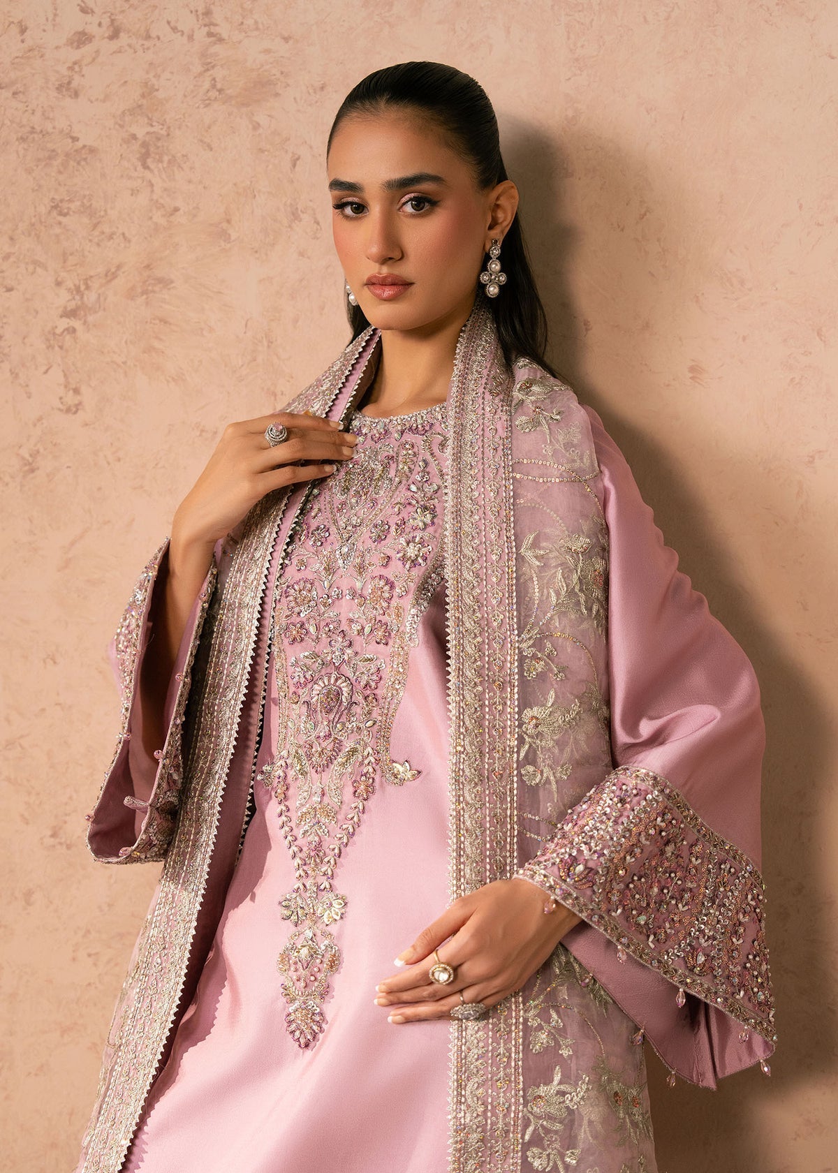 Elaris Style — Mairaz Blush Pink Three-Piece Suit