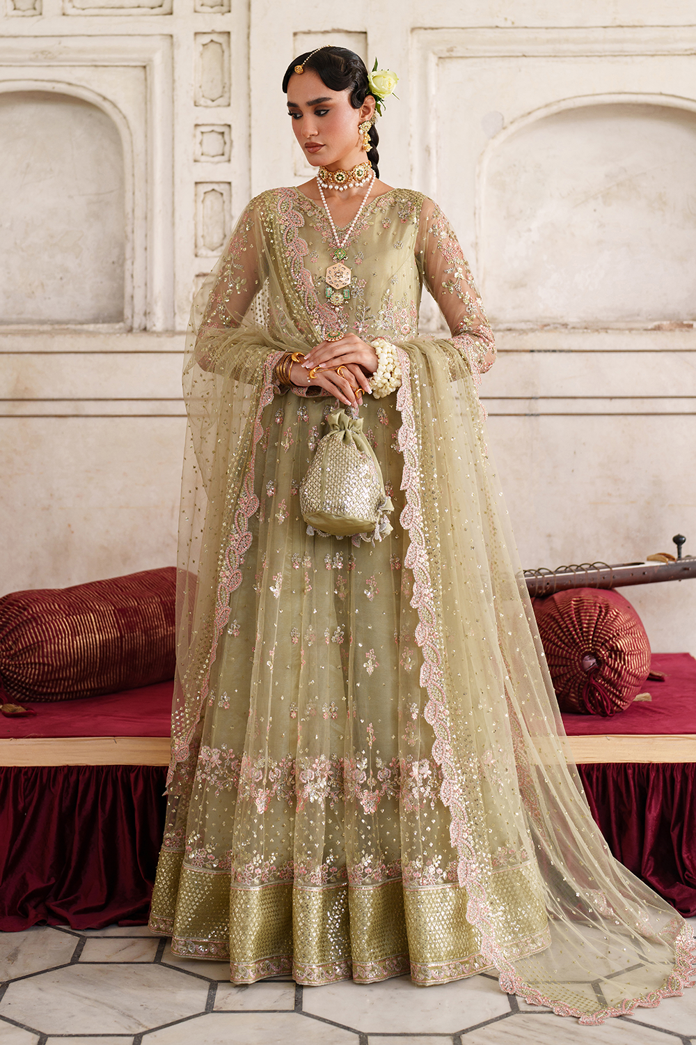 Embroidered Net EL-07