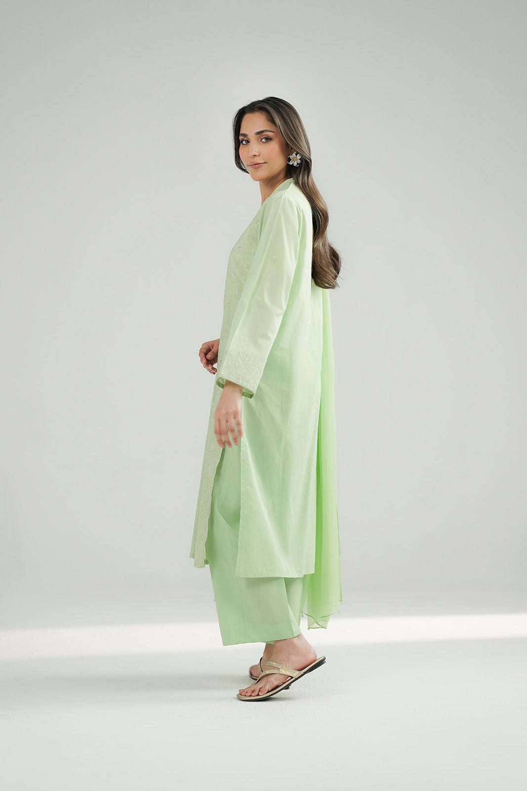 3 Piece Lawn Embroidered Suit (CS0482)