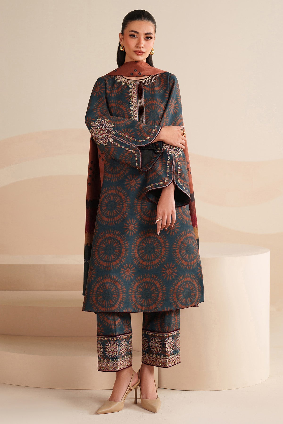EMBROIDERED PREMIUM VISCOSE RTW-0238