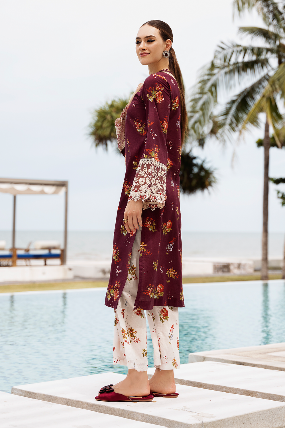 Embroidered Printed Cambric MK-24-01