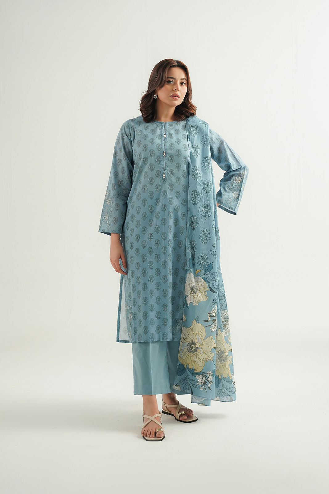 3 Piece Printed Lawn Printed Suit (CP0480)