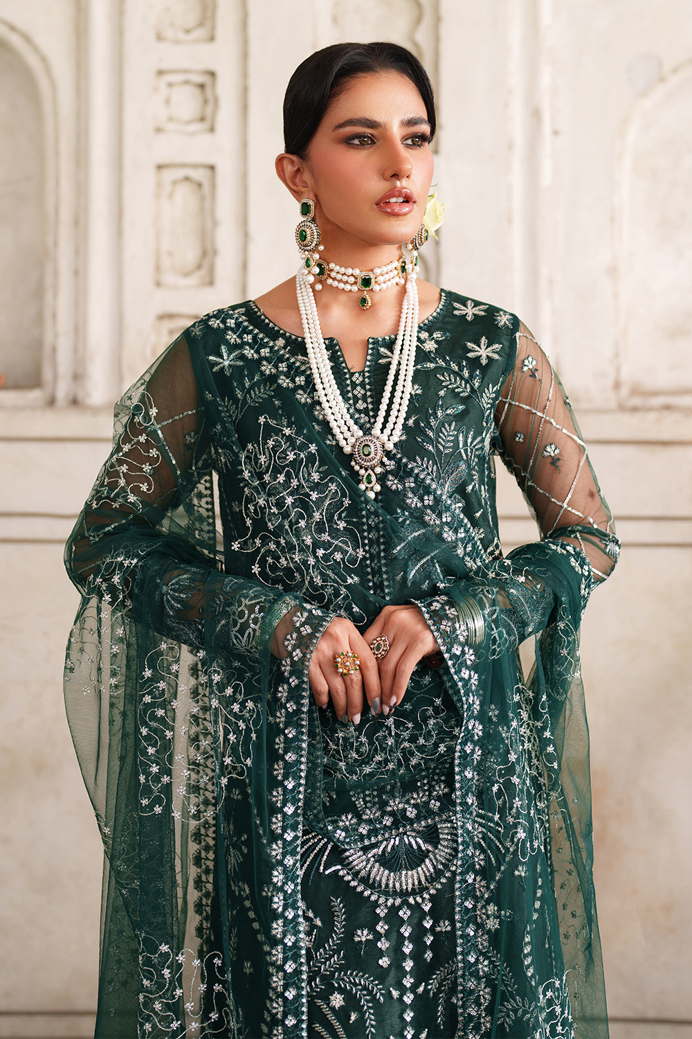Embroidered Net EL-01
