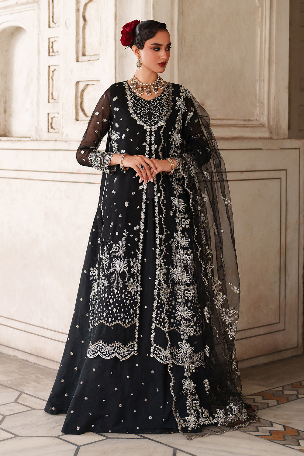 Embroidered Net EL-02