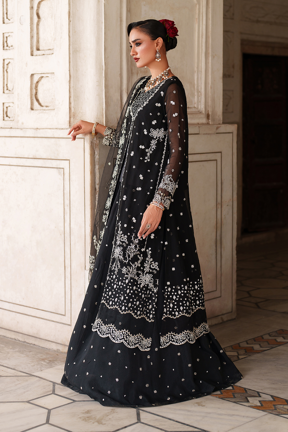 Embroidered Net EL-02