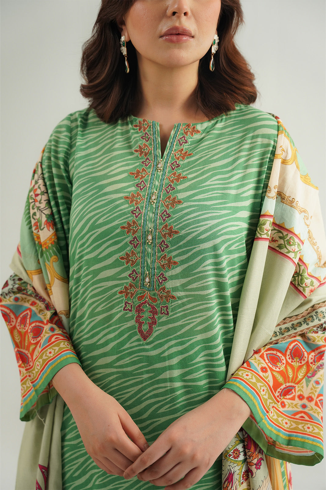 3 Piece Printed Lawn Printed Suit (CP0476)
