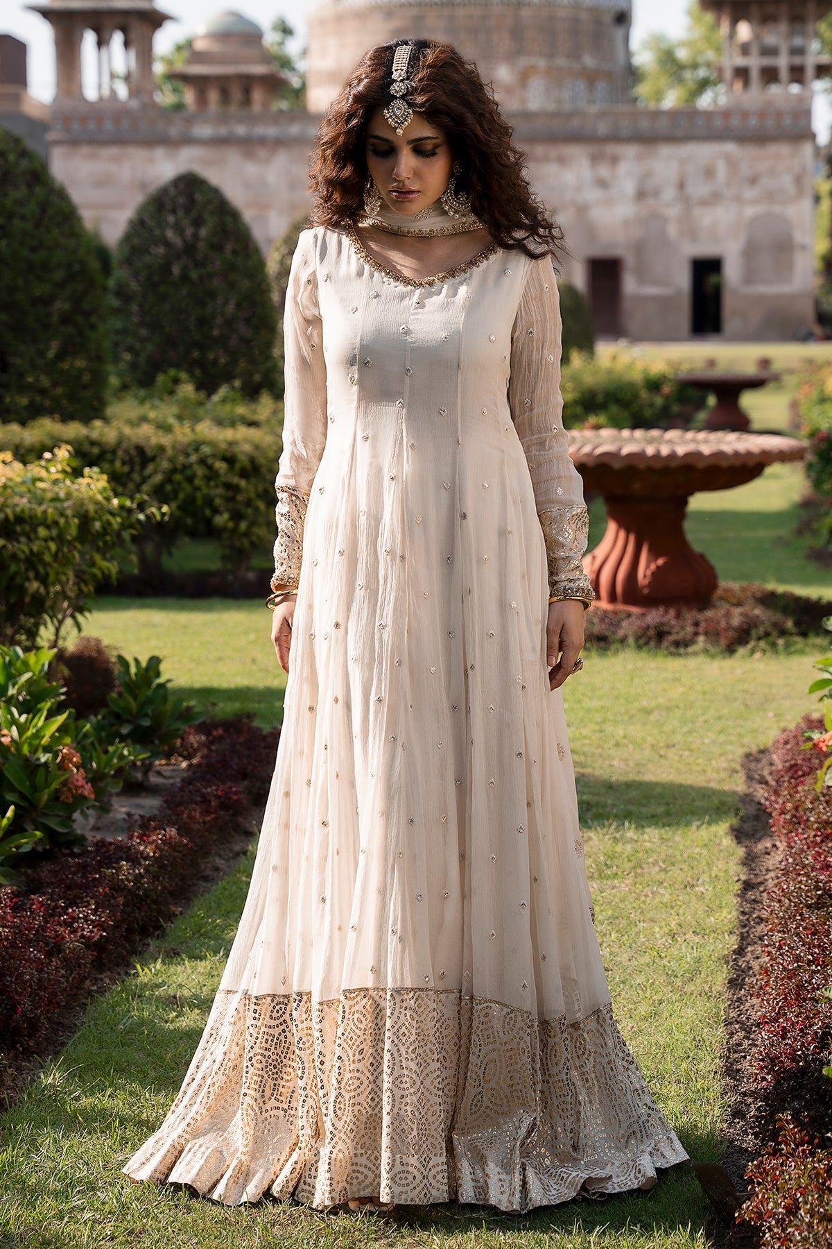 3-PC Embroidered Chiffon CMA-6-407