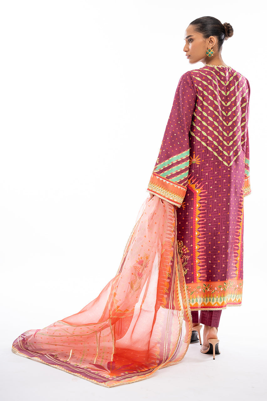 Nilla Kalidaar And Dupatta