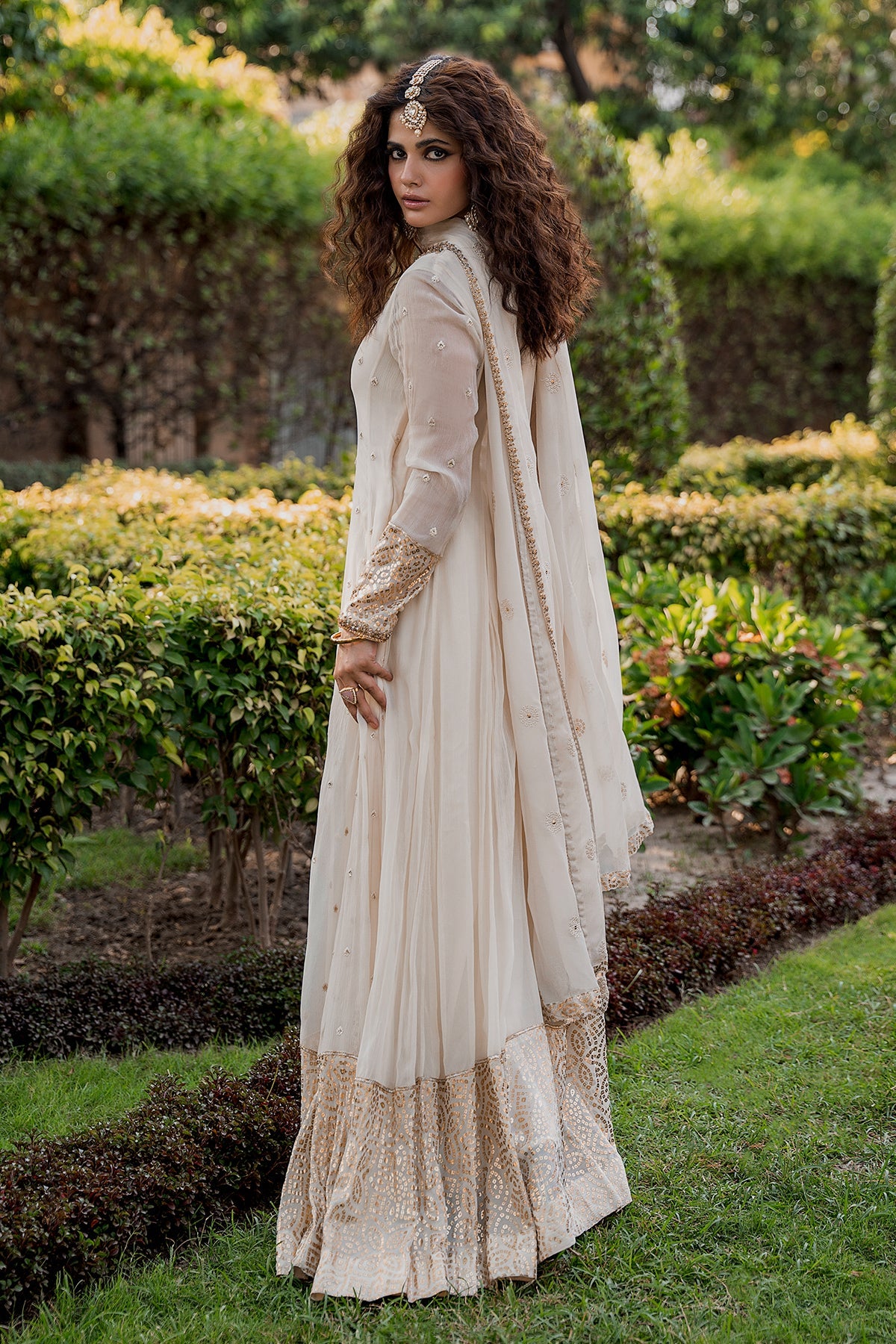 3-PC Embroidered Chiffon CMA-6-407