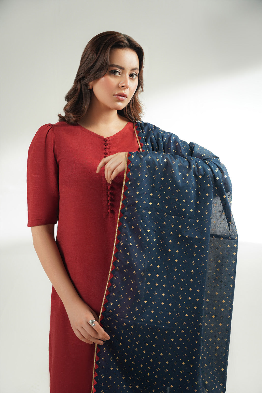 1 Piece Printed Lawn Printed Stole (CO0044)