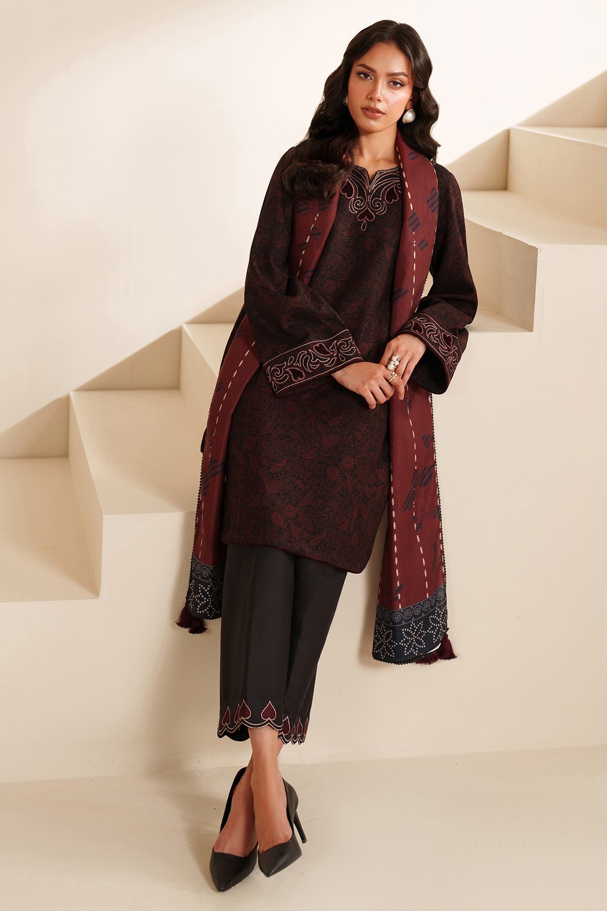 Solid Lawn Skinny Shalwar