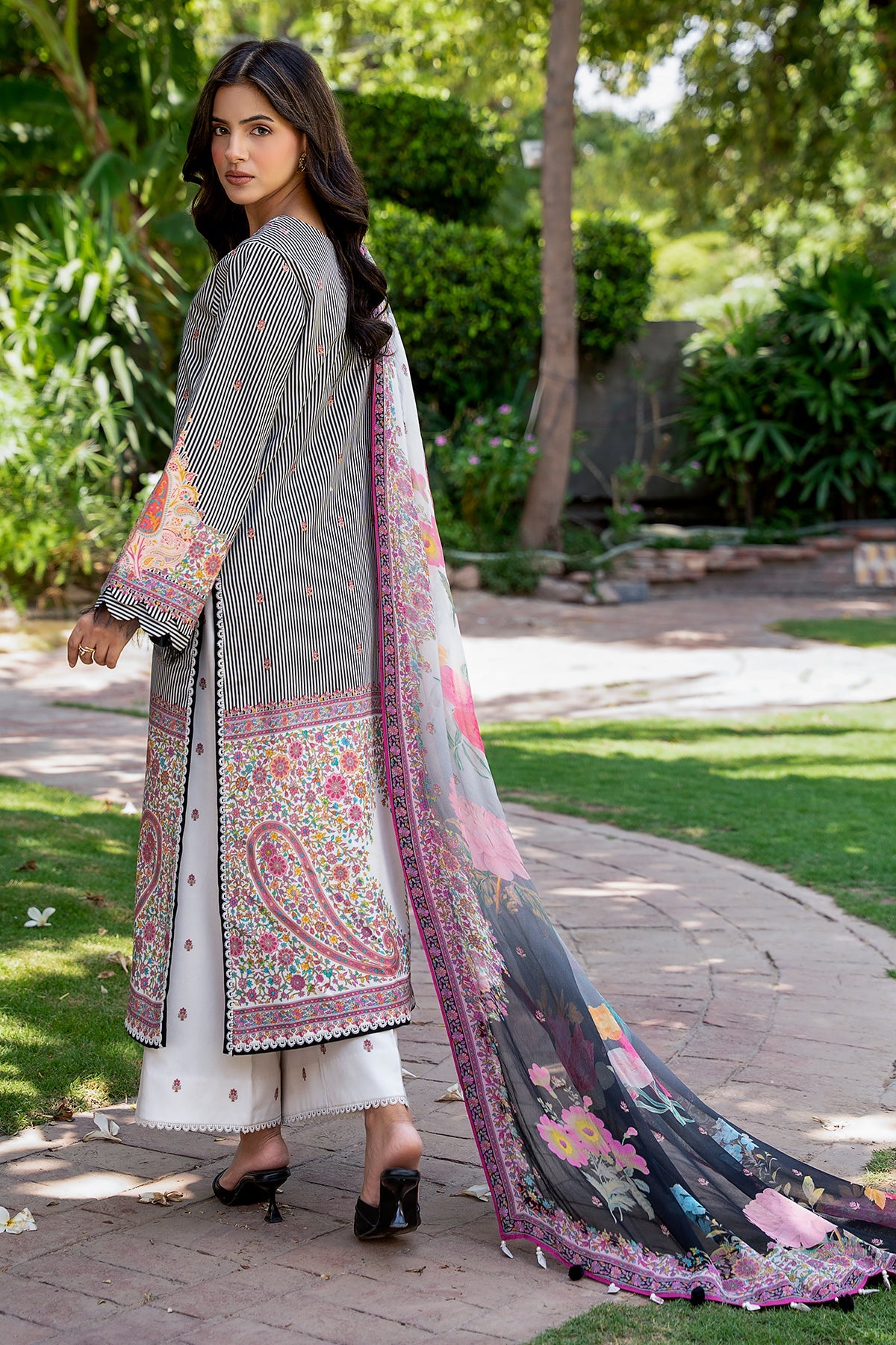 3-PC Unstitched Printed Lawn C-Print Vol 3 CP6-22