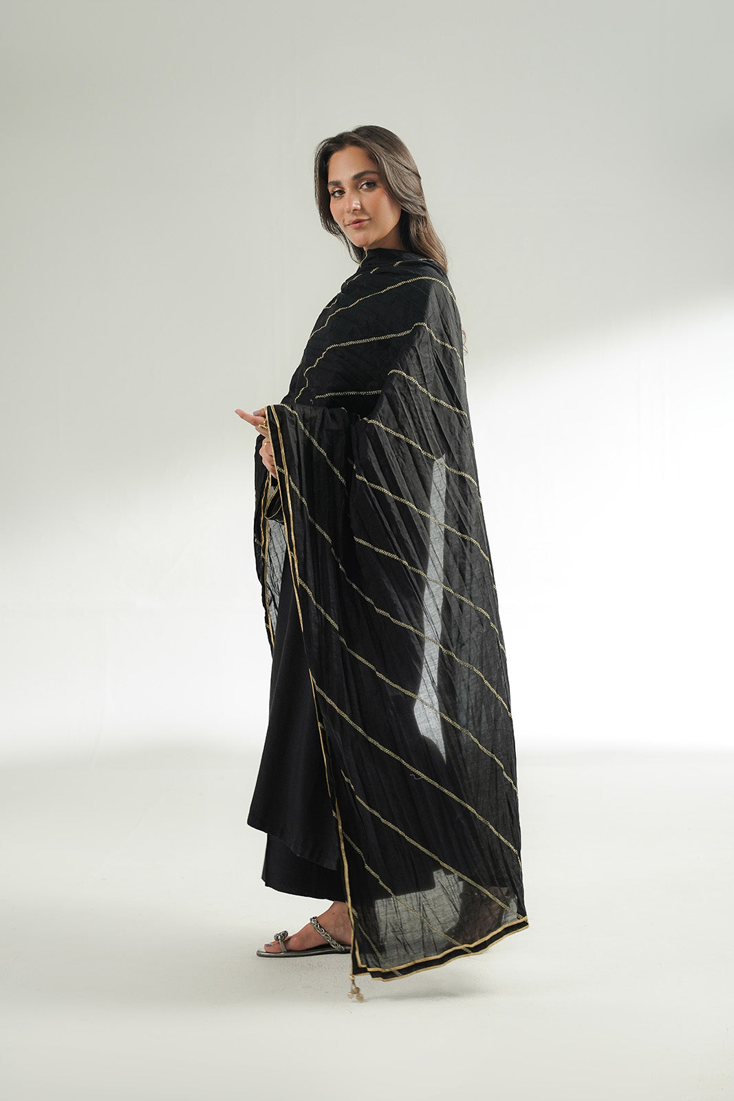 1 Piece Lawn Embroidered Stole (CO0033)