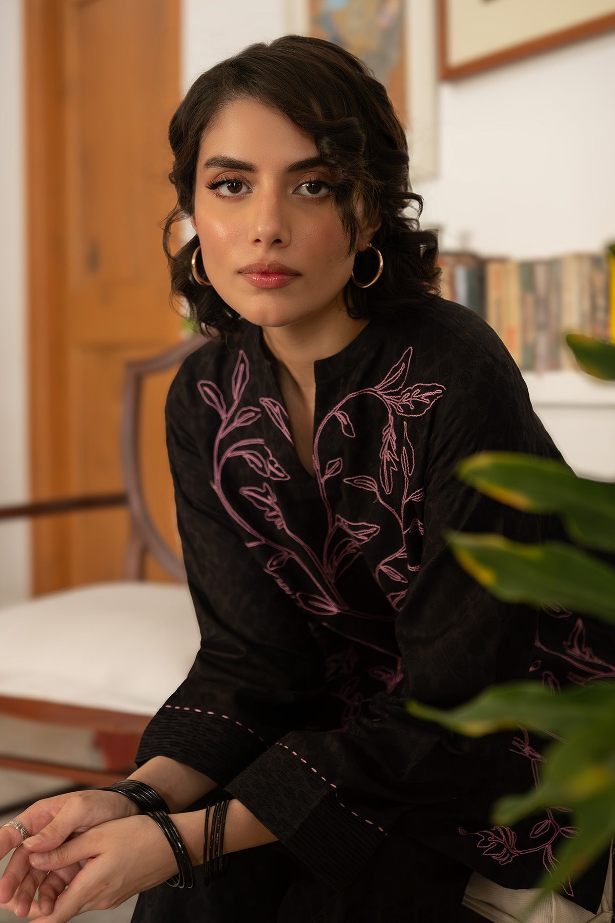 3 Piece Embroidered Suit