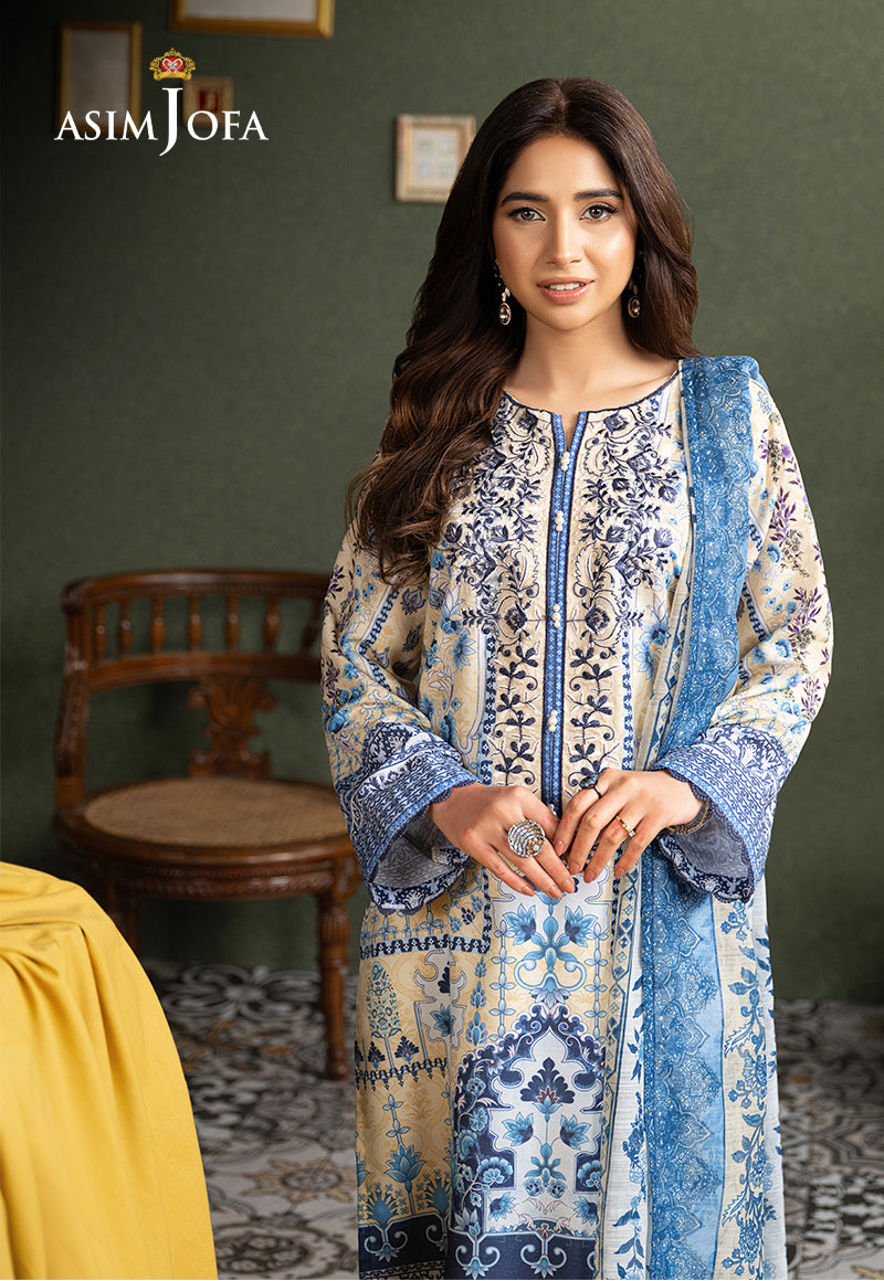 Ajso-36 Unstitched Dupatta 1 Pc Dupatta