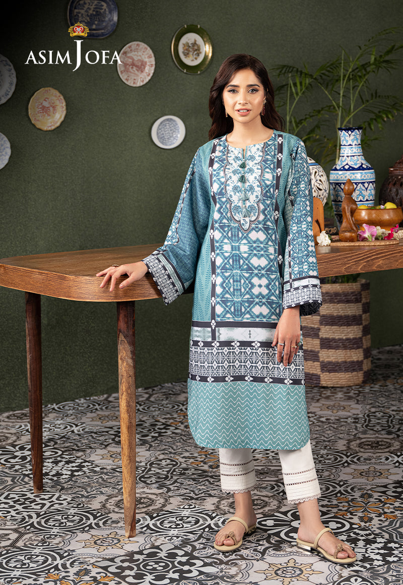 AJODD-03 PRINTED LAWN SILK 1 PC