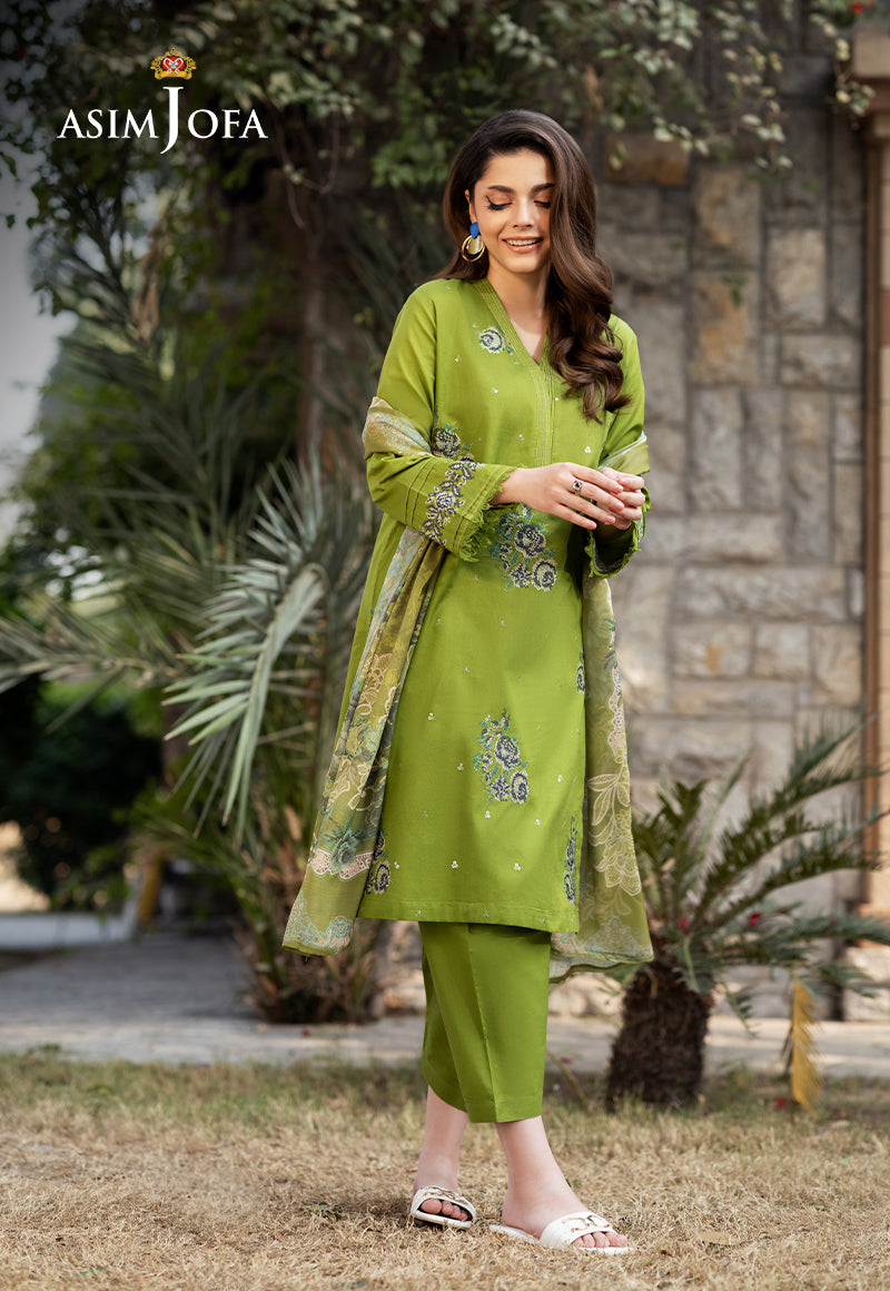 Ajso-100 Unstitched Dupatta 1 Pc Dupatta