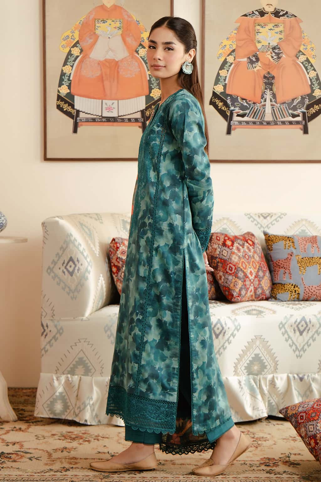 Maisuri Printed Dupatta (as Shown)