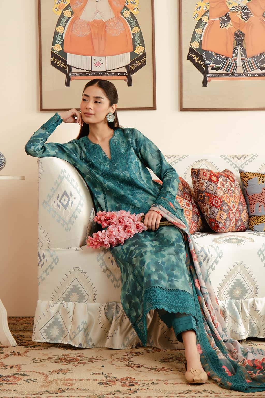 Maisuri Printed Dupatta (as Shown)