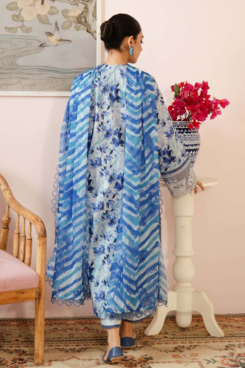 Plain Chiffon Dupatta with Trimmings