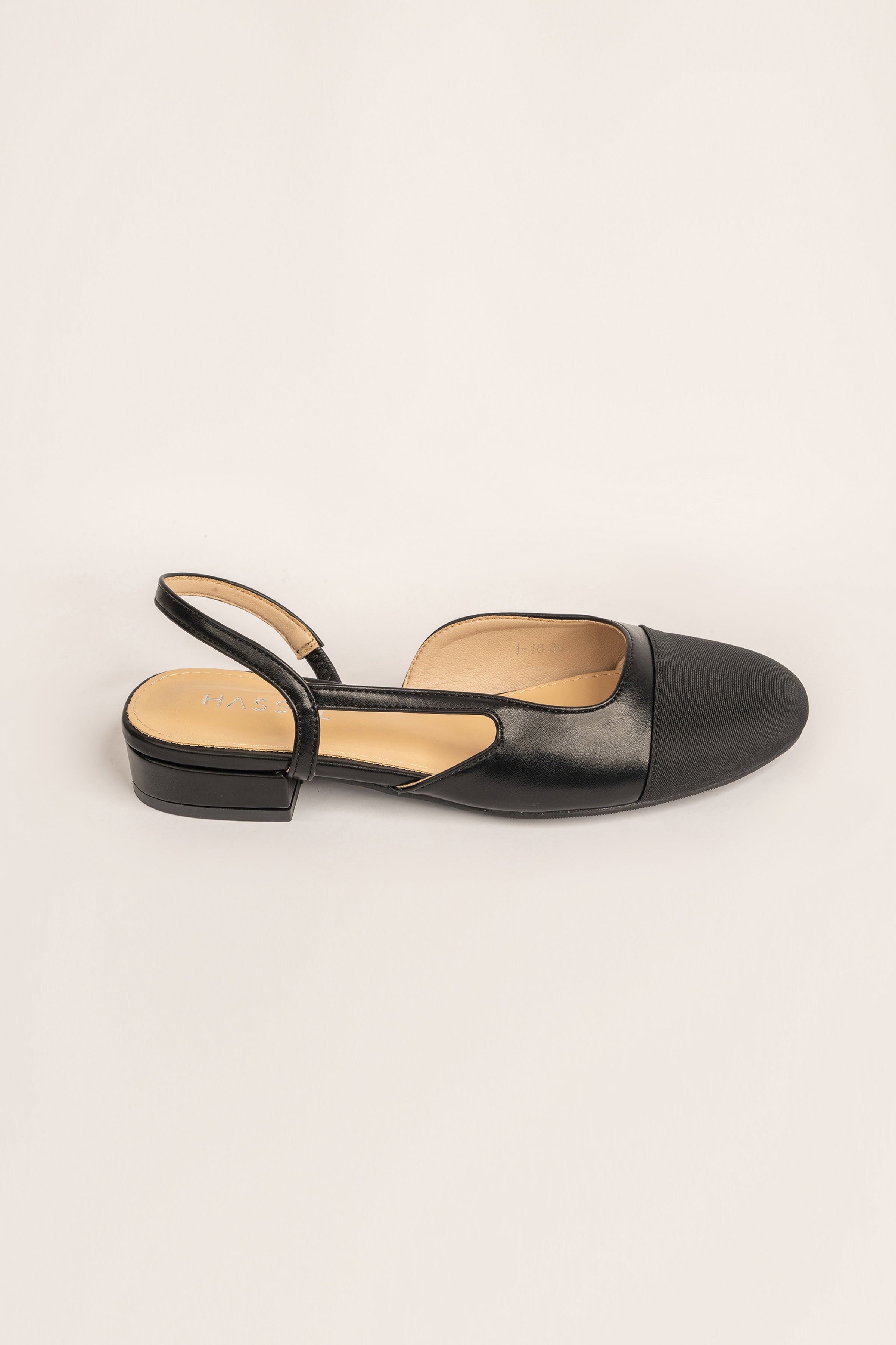 Black Sling Back Flats