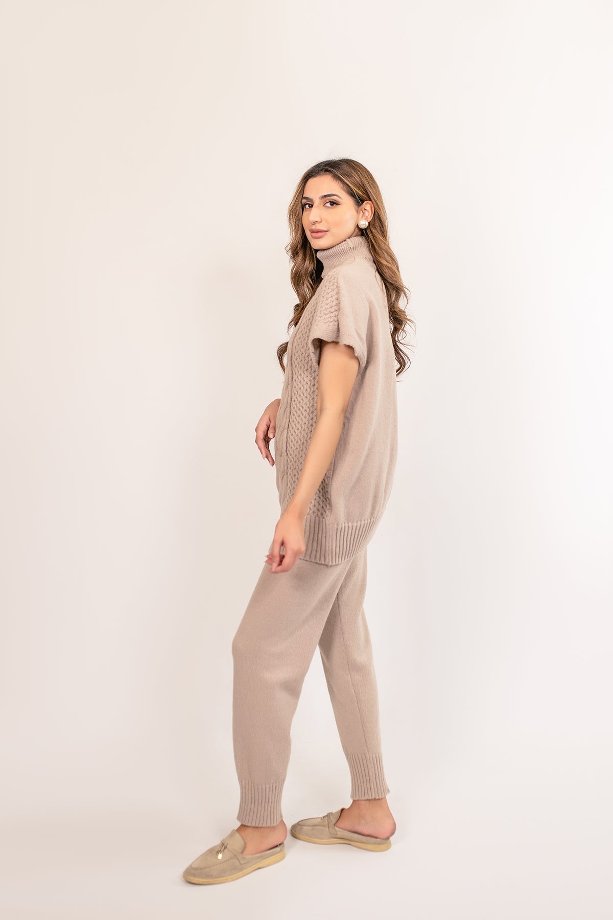 Vivi Cable Knit Suit