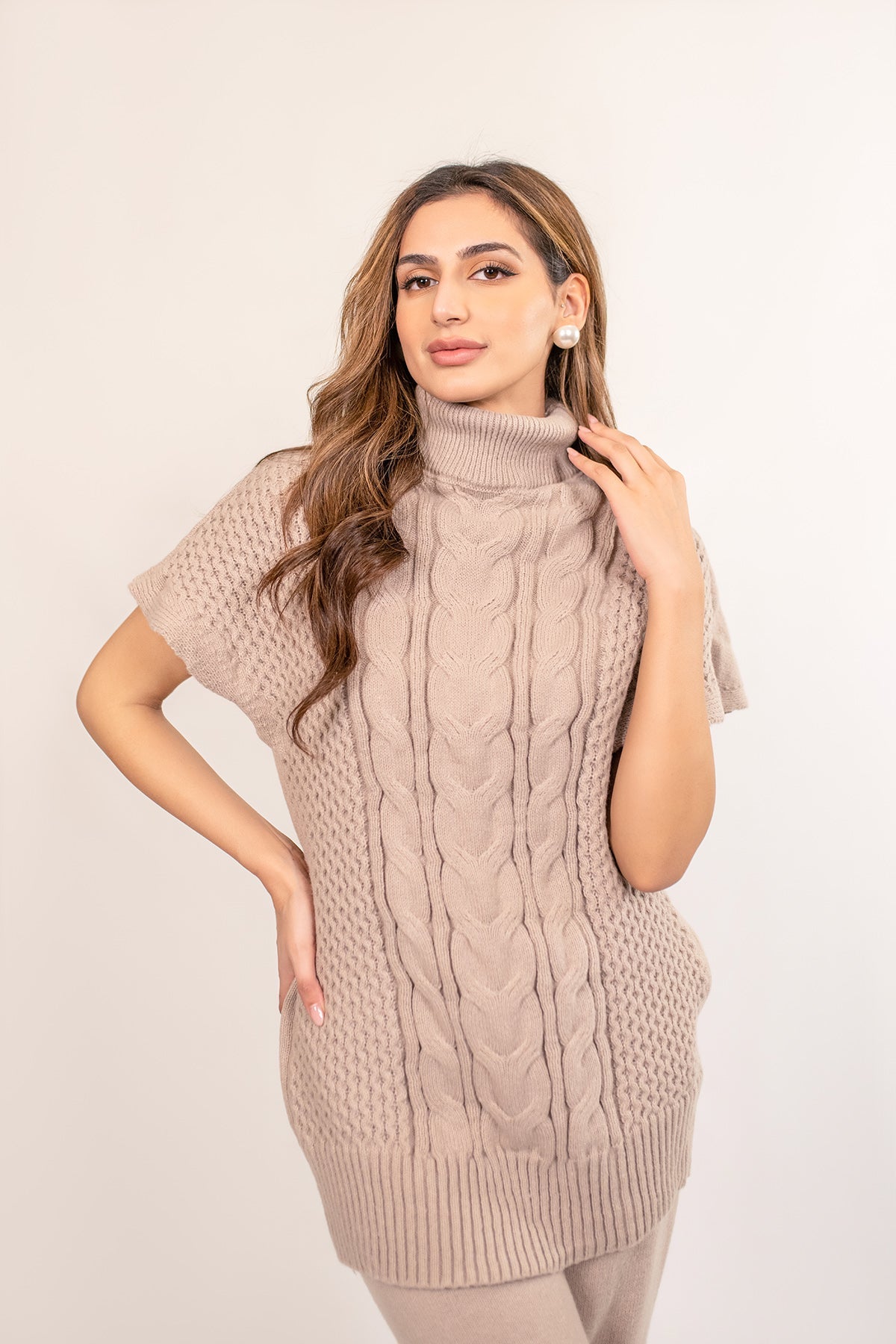 Vivi Cable Knit Suit